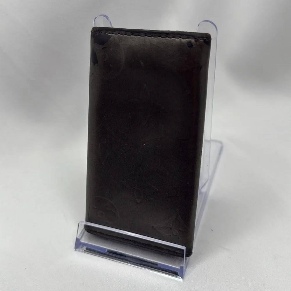 Louis Vuitton Key Holder Monogram Black Vernis Leather | Unisex | Pre-Owned |